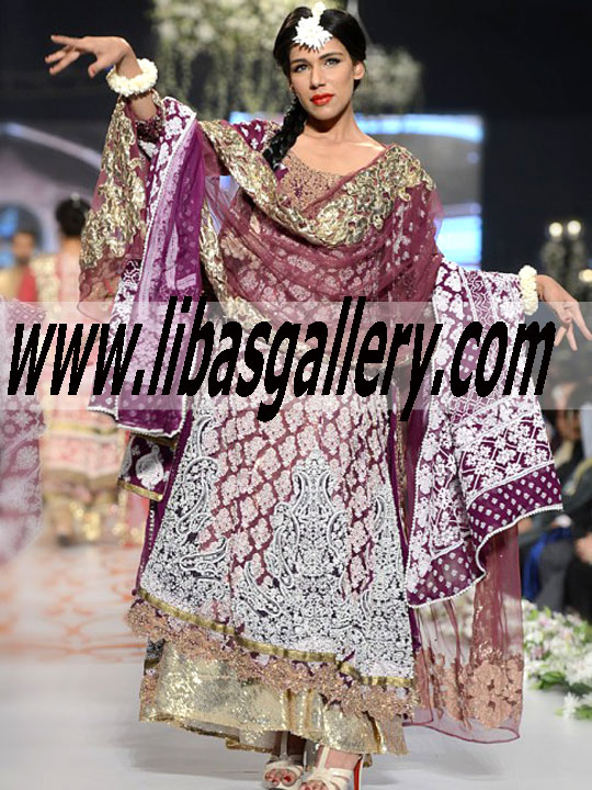 HSY Wedding Dress with Heavy Embellishements HSY Wedding Dresses Orlando Florida USA Pakistani Indian Wedding Dresses